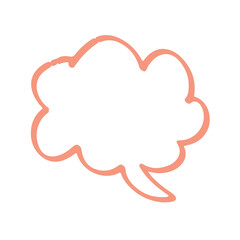 speech bubble element