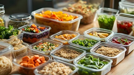 Healthy Meal Prep with Portion Containers