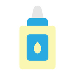 Glue Bottle Vector Flat Icon Design