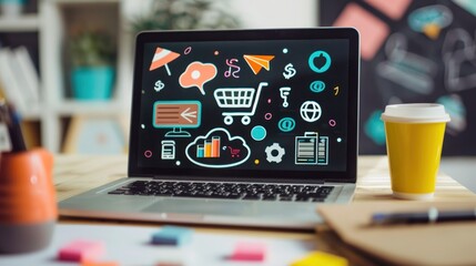 An affiliate marketer promoting products on their blog.