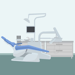 Clinic room vector