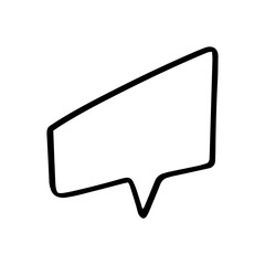 Naklejka premium chat bubble icon