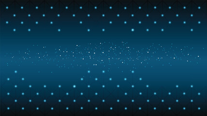 Abstract technology background Hi-tech communication concept, technology, digital business, innovation, science fiction scene vector illustration with copy-space.