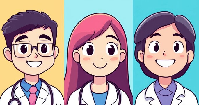 Dive into the world of healthcare with a fun comic strip that educates and entertains through vibrant illustrations.