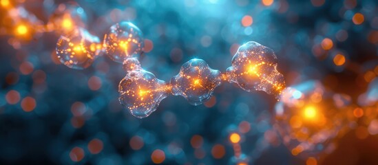 Abstract Digital Molecular Structure