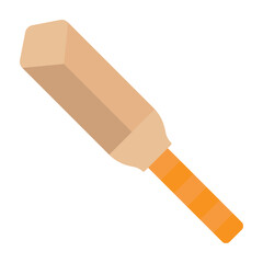 Cricket Bat Vector Flat Icon Design