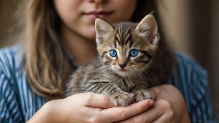 Close up of a cat of Hypnotic Cat Eyes photo wallpaper