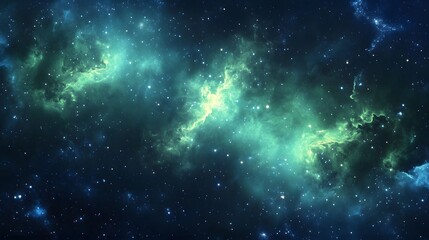 Obraz premium Vibrant Galaxy and Starry Night Sky
