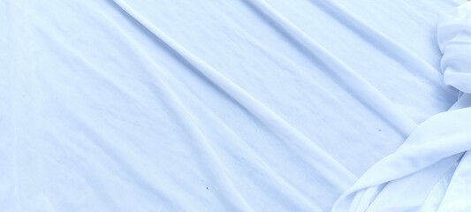 waves on unique white cotton fabric