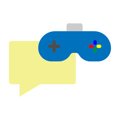 Chat Bubble Vector Flat Icon Design