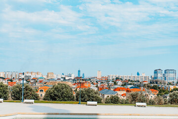Buildings and Architecture Concept. Baku, Azerbaijan. 2024.