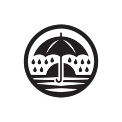 umbrella icon vector illustration