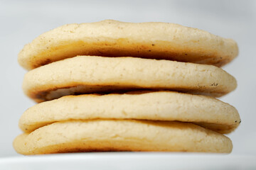 Stack of Arepas close up
