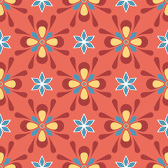 seamless pattern with flowers