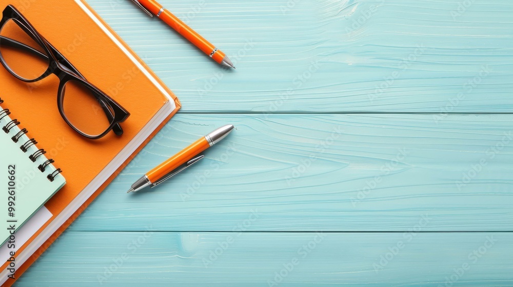 Poster a sleek, flat design of a project brief document showcasing clean lines and organized sections for e