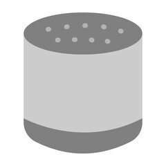Smart Speaker Vector Flat Icon Design