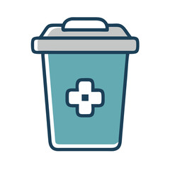 Obraz premium Icon of Medical and Health