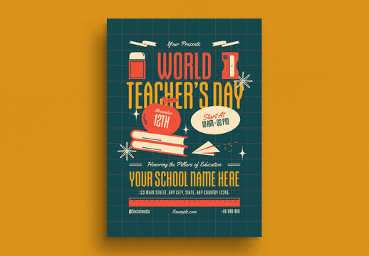 World Teacher's Day Flyer