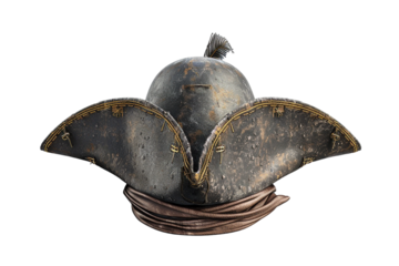 pirate hat isolated against a transparent background