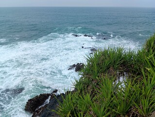 waves on the beach