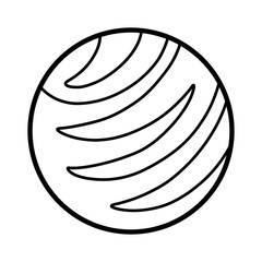 Coloring book for kids, Rhythmic gymnastic ball