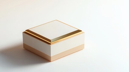  gift box featuring a gold foil border along the edges, creating an elegant and high-end feel