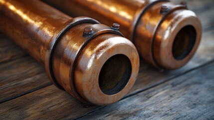 Copper Piping: One of the most durable and widely used materials for plumbing, especially for potable water. Copper piping is corrosion-resistant and can be used for both hot and cold water.