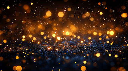 Fototapeta premium abstract background featuring deep blue hues contrasted with shimmering gold elements, symbolizing depth, luxury, and creativity. Ideal for conveying sophistication and modernity