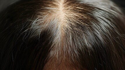 Documented hair regrowth journey, showing a balding scalp before treatment and thick, restored hair after successful hair loss therapy