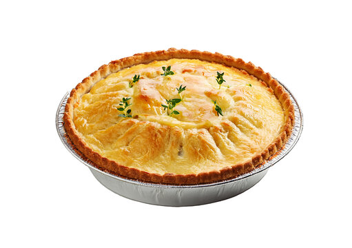 Shepards pie front view full length Isolated on transparent or white background