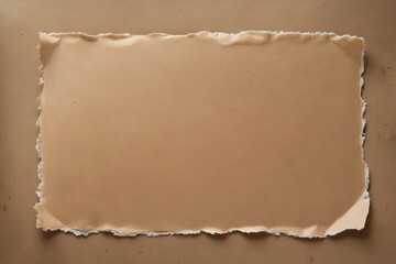 Vintage Kraft Paper Torn Edge Backdrop for Creative Card Making and Design