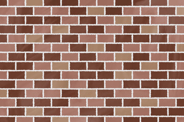質感のある赤レンガの壁紙　背景