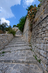 Narrow Street in Locorotondo, Puglia, Italy 