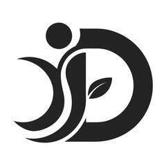 A professional agriculture D letter logo icon