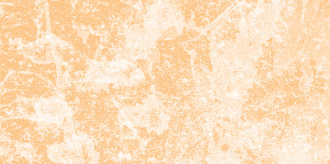 Pattern surface soft polished abstract vintage cracked spray stone rough grunge textures, white and orange watercolor old wall texture background shine bright light and glow template empty space.