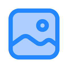 Image icon. image, picture, gallery, photo, album, photography, thumbnail, graphic, wallpaper, interface. Vector icon illustration