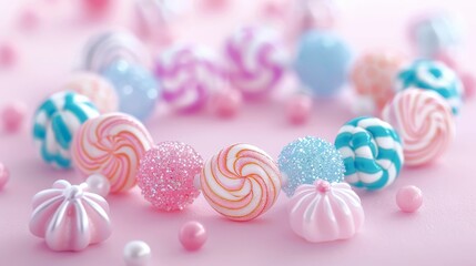 Fun 3D candy bracelets in bright colors, playful and cute