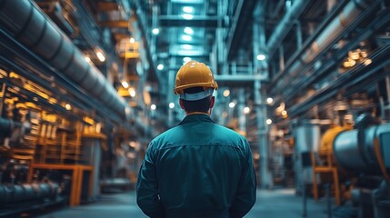 Electrical system inspection engineer inside the building 