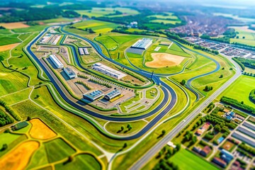 Detailed Map of Silverstone Race Track Featuring Layout and Key Sections for Motorsport Enthusiasts