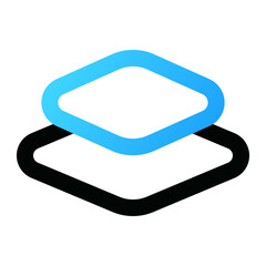 Layers icon. layers, overlay, composite, ui, organized, graphic tool, graphics editor, graphic design, illustration, interface. Vector icon illustration