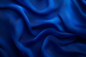 Obraz premium Deep Indigo Blue Fabric Background Texture