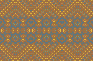 Aztec Ndebele Traditional Pattern Drawingfolk Embroidery, Aztec Geometric Ornament Print. Design for Carpet, Wallpaper, Clothing, Wrapping, Fabric