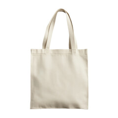 Canvas tote bag mock-up with space for custom art or logo. png, transparent background.