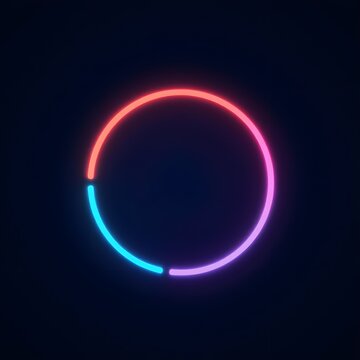 zero shaped logo, 0 icon design, abstract background with circles, incorporating the 0-shaped logo into your brand identity