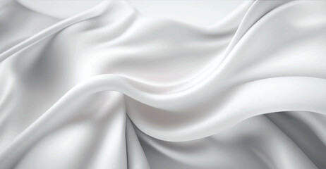 Light smooth elegant silk fabric background. Textile texture. Wide vector illustration	
