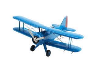 toy airplane isolated against a transparent background