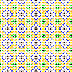 seamless pattern with colorful dots