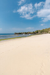 Fototapeta premium white sand beach in Lombok