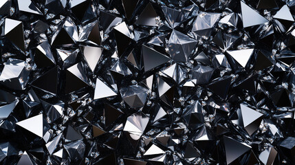 A texture of a flat surface covered in diamonds