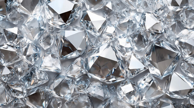 A texture of a flat surface covered in diamonds